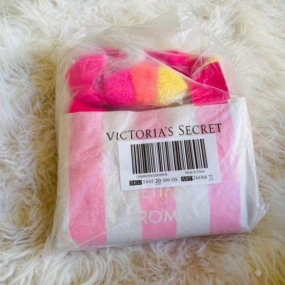 NWT Victoria’s Secret Paradise Striped Tote Bag - Picture 6 of 7